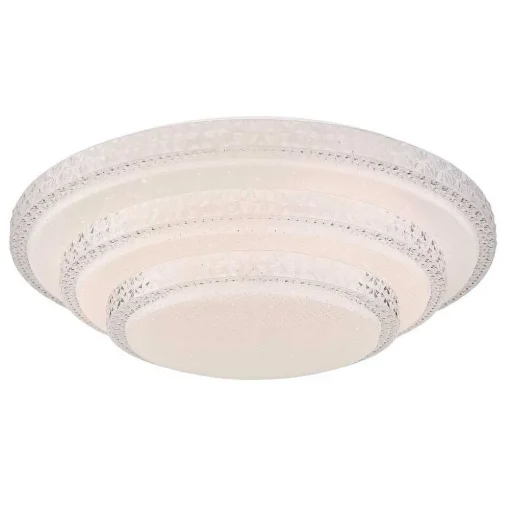 Plafonnier Globo Rita Led Blanc, 1 Lumiere, Telecommandes