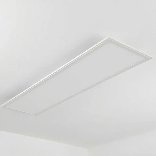 Plafonnier Montalba Led Blanc, 1 Lumiere, Telecommandes, Changeur De Couleurs
