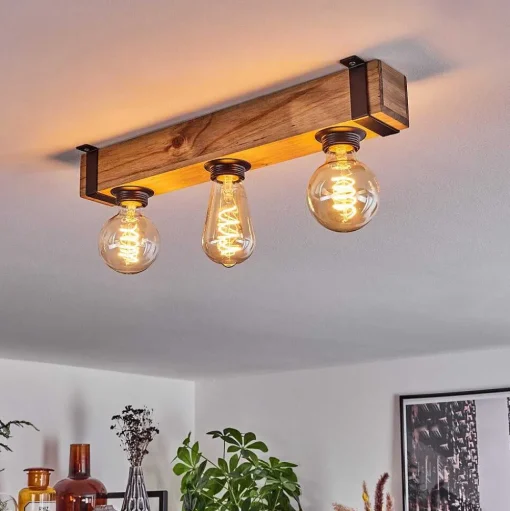 Plafonnier Montgomery Ecru, 3 Lumieres