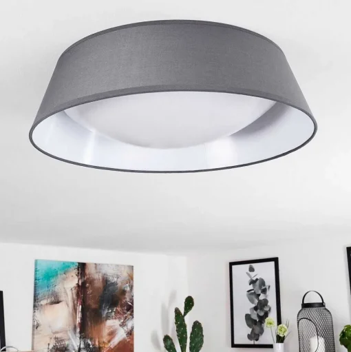 Plafonnier Negio Led Blanc, 1 Lumiere
