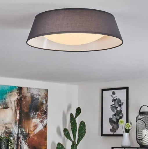 Plafonnier Negio Led Blanc, 1 Lumiere