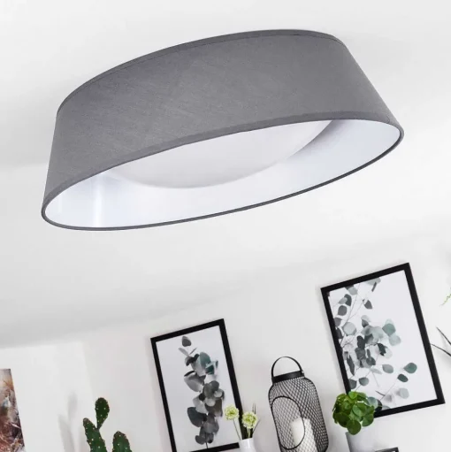 Plafonnier Negio Led Blanc, 1 Lumiere