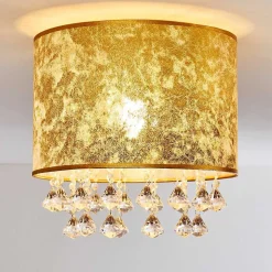 Plafonnier Norrfors Argente, Transparent, 1 Lumiere