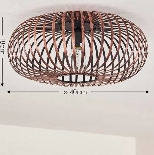 Plafonnier Oravi Cuivre, 1 Lumiere