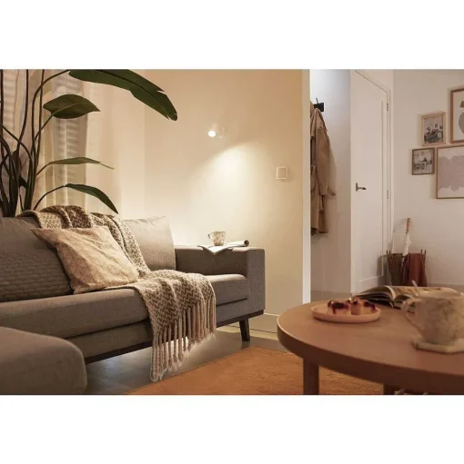 Plafonnier Philips Wiz Imageo Led Blanc, 1 Lumiere, Changeur De Couleurs