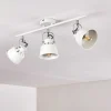 Plafonnier Safari Blanc, 3 Lumieres