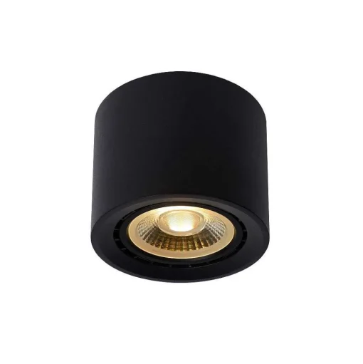 Spot De Plafond Lucide Fedler Noir, 1 Lumiere