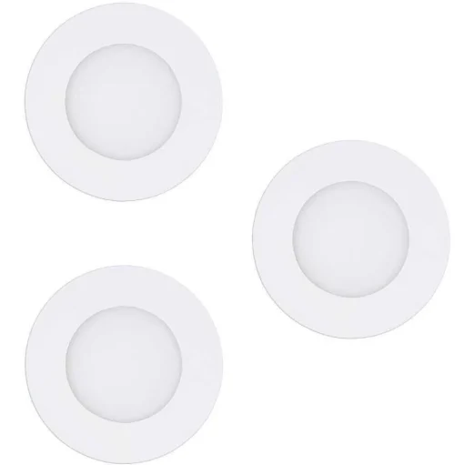 Spot Encastrable Eglo Fueva-Z Led Blanc, 3 Lumieres