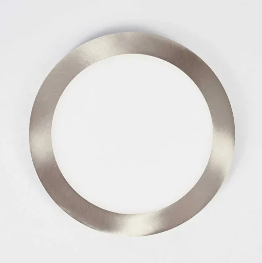 Spot Encastrable Finsrud Led Nickel Mat, 1 Lumiere