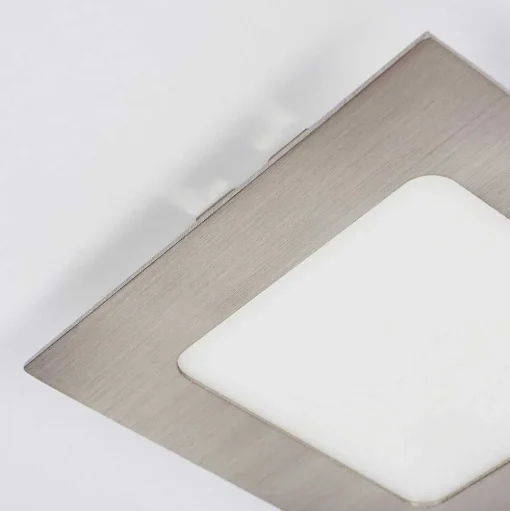 Spot Encastrable Finsrud Led Nickel Mat, 1 Lumiere