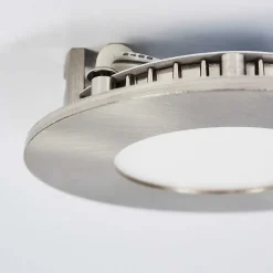 Spot Encastrable Finsrud Led Nickel Mat, 1 Lumiere