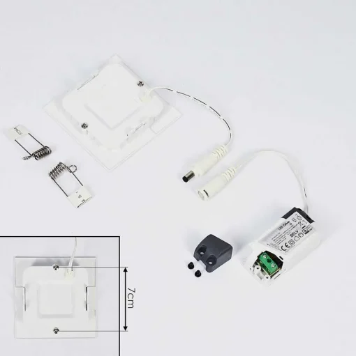 Spot Encastrable Finsrud Led Blanc, 1 Lumiere