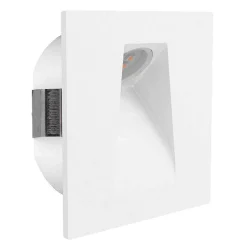 Spot Mural Encastre Eglo Mecinos Led Blanc, 1 Lumiere
