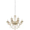 Suspension Eglo Basilano Chrome, 12 Lumieres