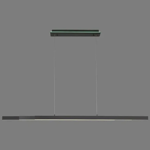 Suspension Paul-Neuhaus Q-Arian Led Anthracite, 4 Lumieres, Telecommandes